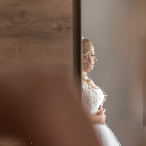 Esküvő fotózás - a menyasszony