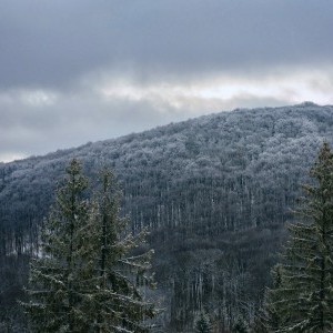 Havas, téli táj - Bükkszentkereszt