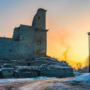 Miskolc - Diósgyőri vár - reggeli, téli hangulat